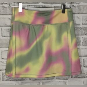 Athleta Girls Goal Getter Tie-dye Pattern Skort Size XL (14 Years) - K619
